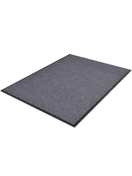 PVC rohožky 2 ks šedé 90 x 60 cm