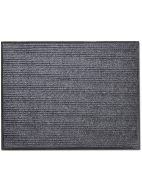 PVC rohožky 2 ks šedé 90 x 60 cm