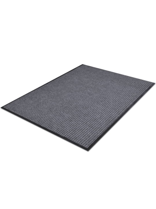 Pvc rohožky 4 ks šedé 90 x 60 cm