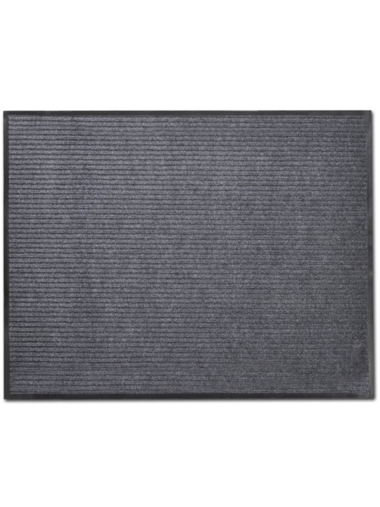Pvc rohožky 4 ks šedé 90 x 60 cm