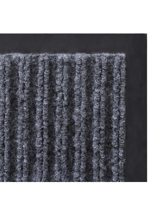 Pvc rohožky 4 ks šedé 90 x 60 cm