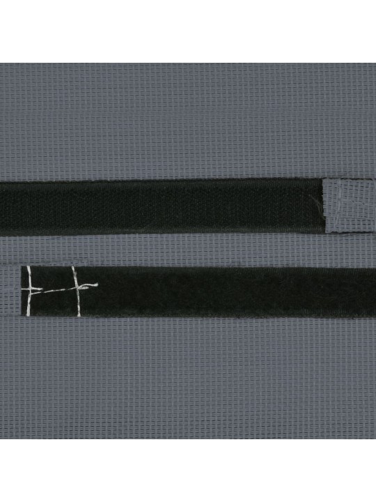 Podhlavník na zahradní křeslo šedý 40 x 7,5 x 15 cm textilen