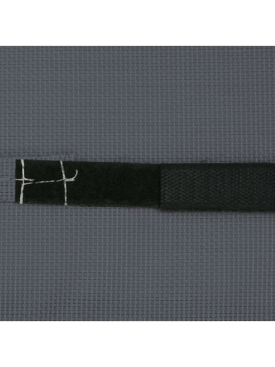Podhlavník na zahradní křeslo šedý 40 x 7,5 x 15 cm textilen