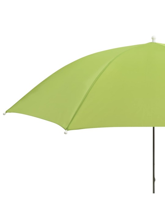 Slunečníky pro kempingové židle 2 ks zelené 105 cm