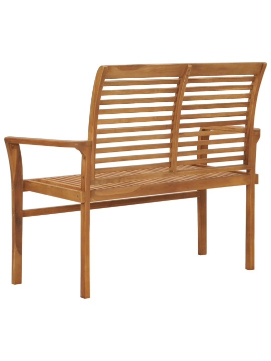 Zahradní lavice 112 cm masivní teakové dřevo