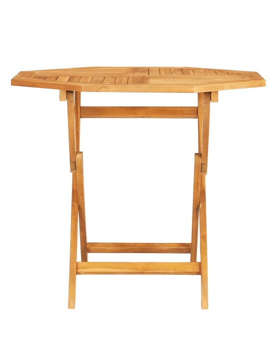 Skládací zahradní stůl 85 x 85 x 76 cm masivní teakové dřevo