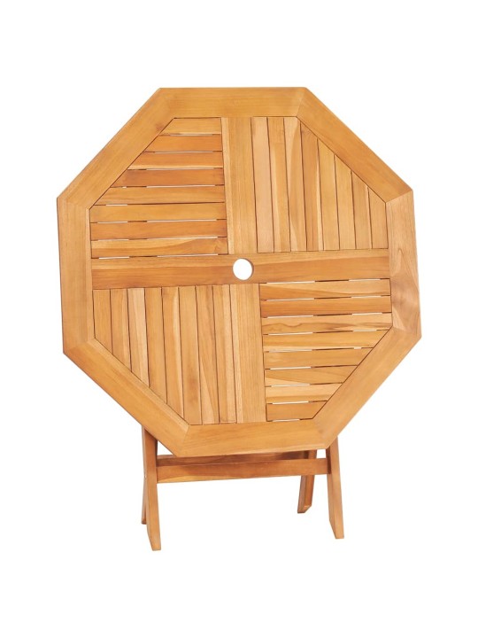 Skládací zahradní stůl 85 x 85 x 76 cm masivní teakové dřevo