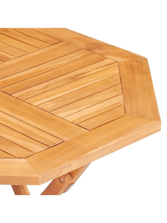 Skládací zahradní stůl 85 x 85 x 76 cm masivní teakové dřevo