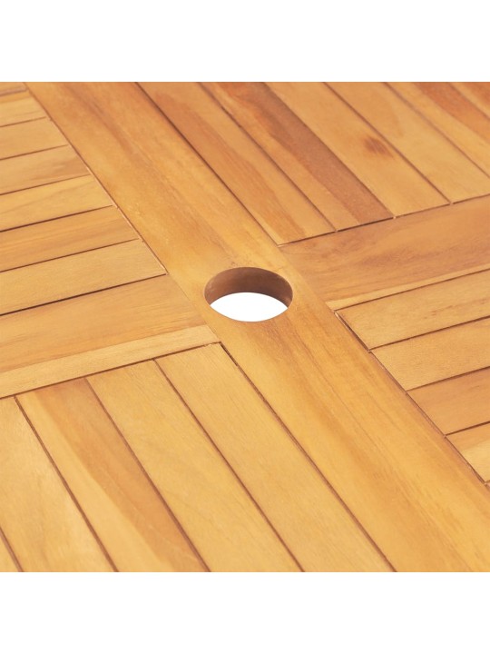 Skládací zahradní stůl 85 x 85 x 76 cm masivní teakové dřevo