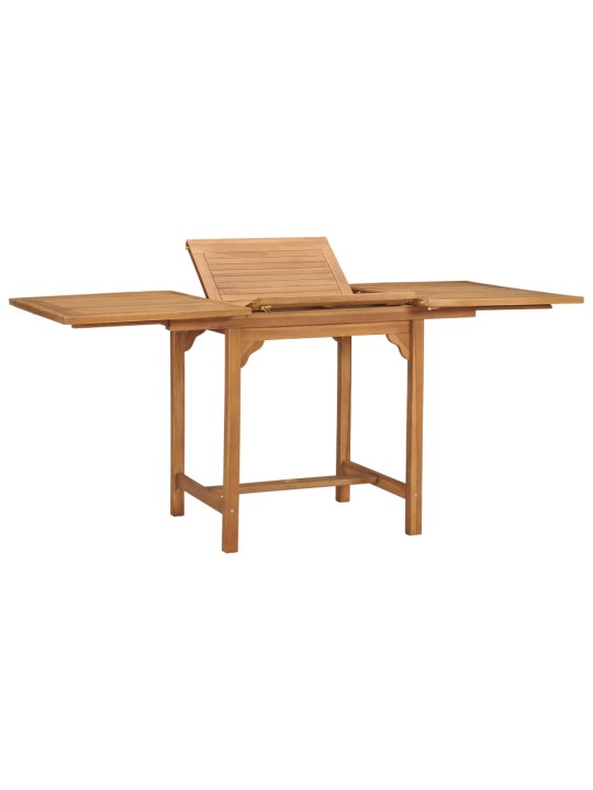 Rozkládací zahradní stůl (110–160) x 80 x 75 cm masivní teak