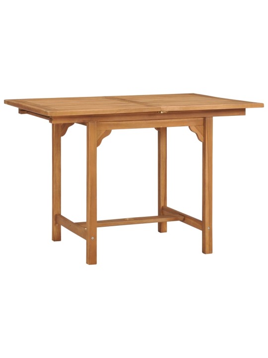 Rozkládací zahradní stůl (110–160) x 80 x 75 cm masivní teak
