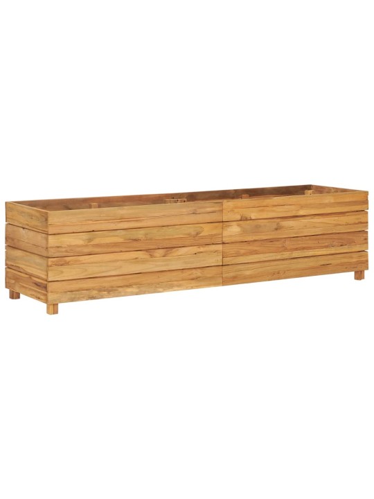 Vyvýšený záhon 150x40x38 cm recyklované teakové dřevo a ocel