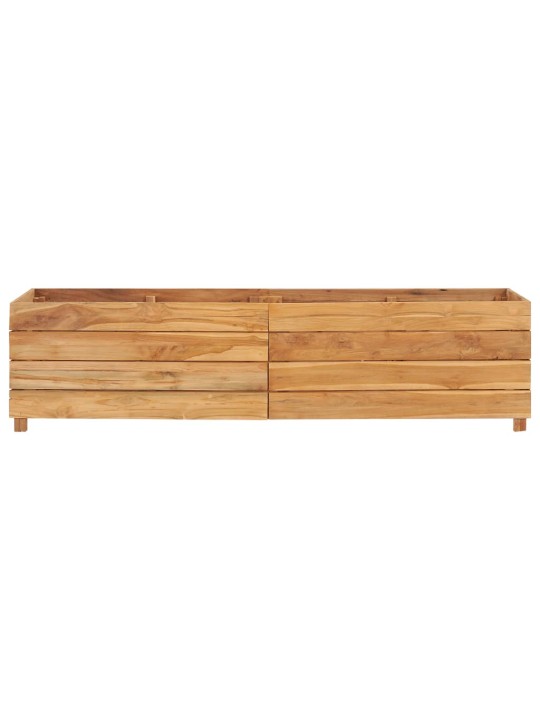 Vyvýšený záhon 150x40x38 cm recyklované teakové dřevo a ocel