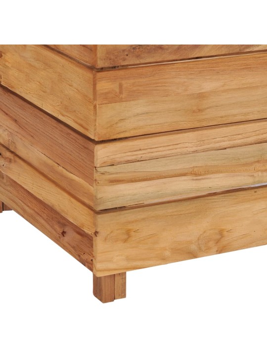 Vyvýšený záhon 150x40x38 cm recyklované teakové dřevo a ocel