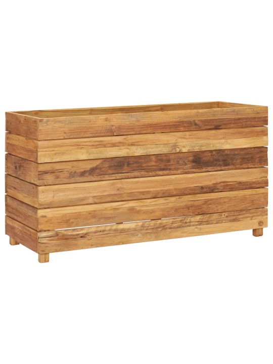Vyvýšený záhon 100x40x55 cm recyklované teakové dřevo a ocel