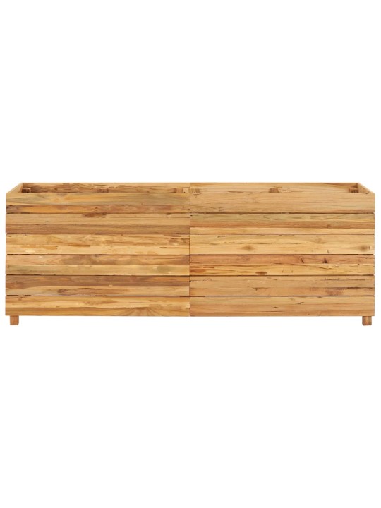 Vyvýšený záhon 150x40x55 cm recyklované teakové dřevo a ocel