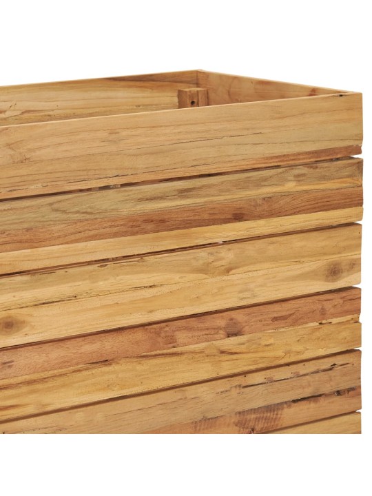 Vyvýšený záhon 150x40x55 cm recyklované teakové dřevo a ocel
