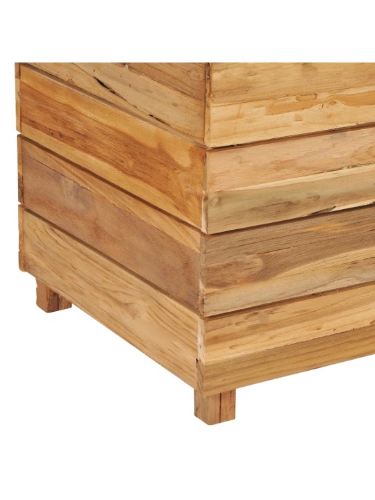 Vyvýšený záhon 150x40x55 cm recyklované teakové dřevo a ocel