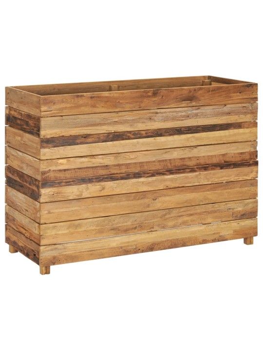 Vyvýšený záhon 100x40x72 cm recyklované teakové dřevo a ocel