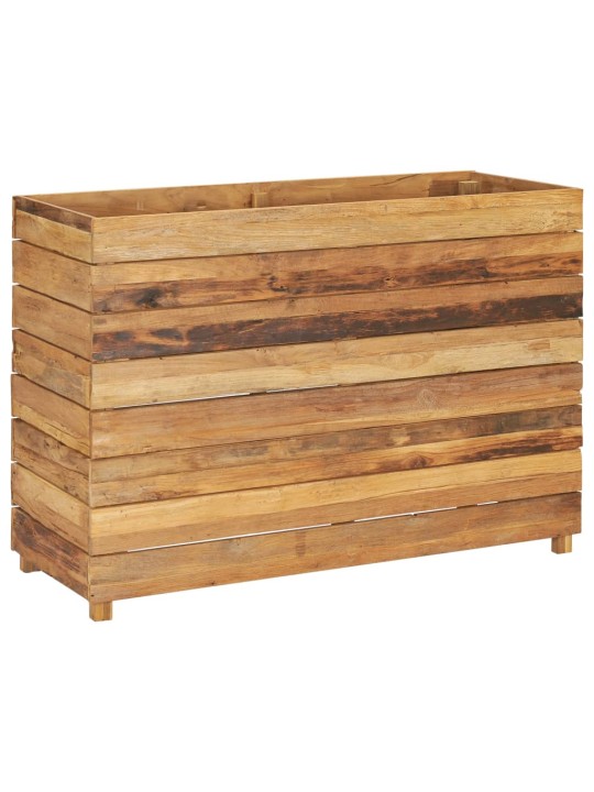 Vyvýšený záhon 100x40x72 cm recyklované teakové dřevo a ocel