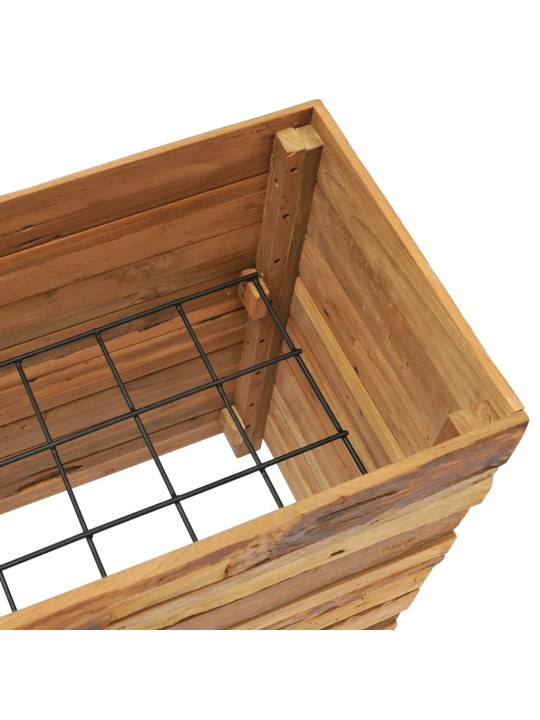 Vyvýšený záhon 100x40x72 cm recyklované teakové dřevo a ocel