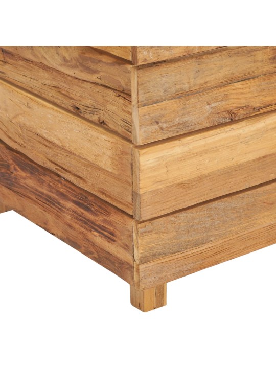 Vyvýšený záhon 100x40x72 cm recyklované teakové dřevo a ocel