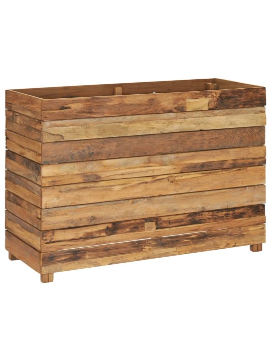 Vyvýšený záhon 100x40x72 cm recyklované teakové dřevo a ocel
