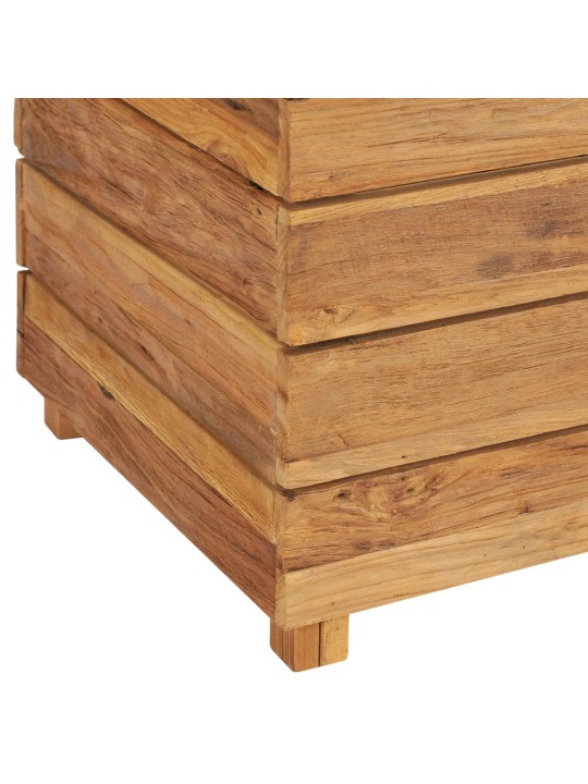 Vyvýšený záhon 150x40x72 cm recyklované teakové dřevo a ocel