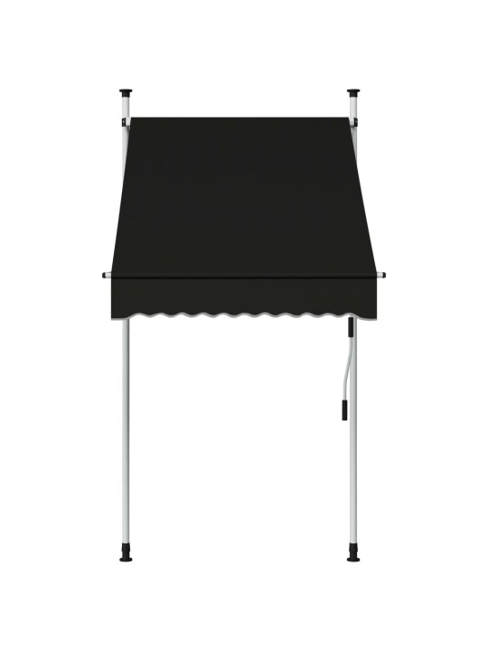 Ručně zatahovací markýza 100 cm antracitová