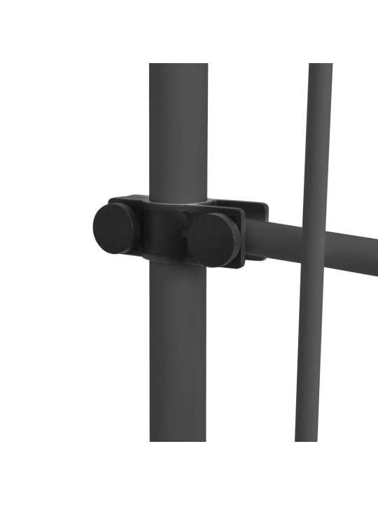 Ručně zatahovací markýza s LED světlem 150 cm bílooranžová