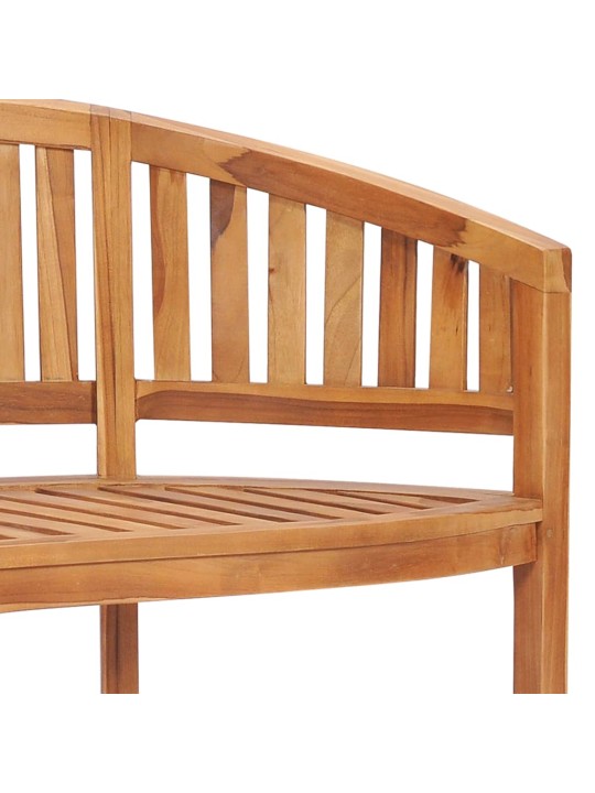 Lavice banana 120 cm masivní teakové dřevo