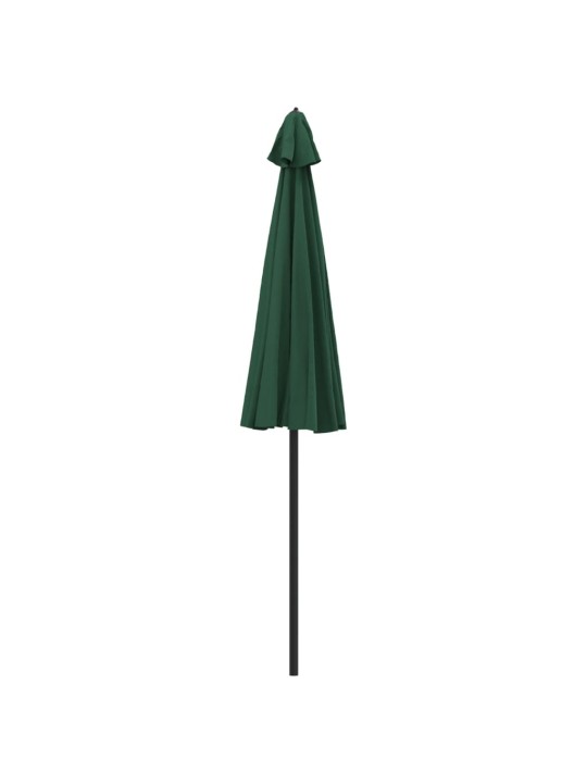 Zahradní slunečník s hliníkovou tyčí 270 cm zelený