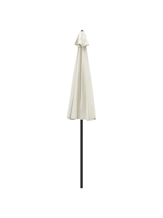 Zahradní slunečník s hliníkovou tyčí 270 cm pískově bílý