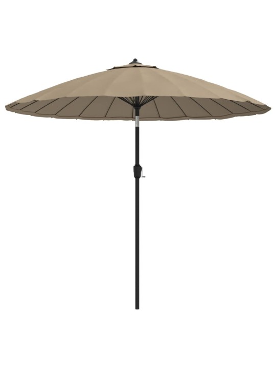 Zahradní slunečník s hliníkovou tyčí 270 cm taupe