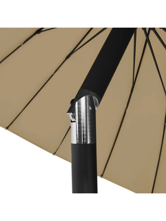 Zahradní slunečník s hliníkovou tyčí 270 cm taupe
