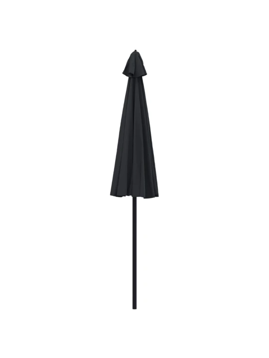 Zahradní slunečník s hliníkovou tyčí 270 cm černý