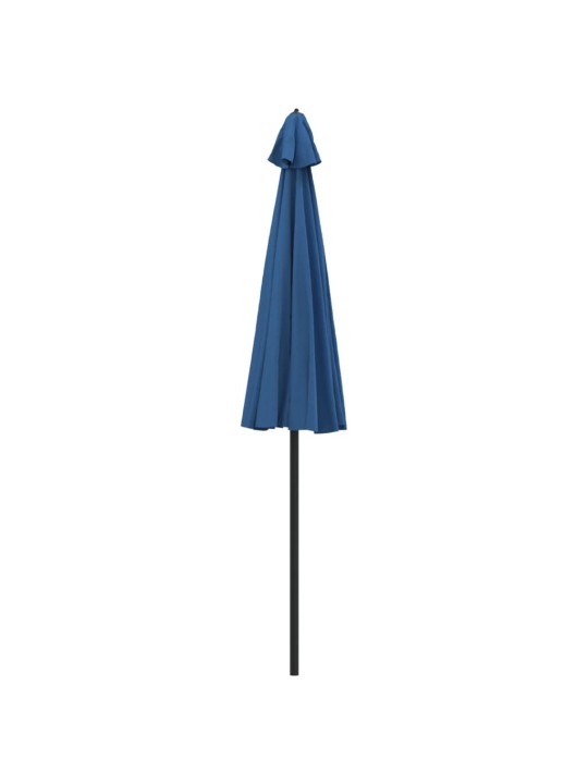 Zahradní slunečník s hliníkovou tyčí 270 cm azurově modrý