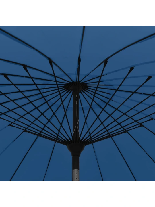 Zahradní slunečník s hliníkovou tyčí 270 cm azurově modrý