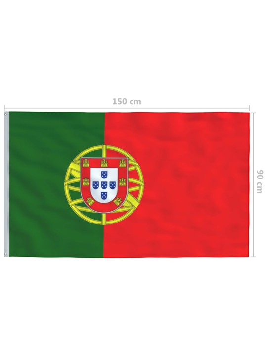 Portugalská vlajka 90 x 150 cm