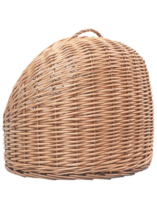 Přepravka pro kočku 60 x 45 x 45 cm přírodní vrba