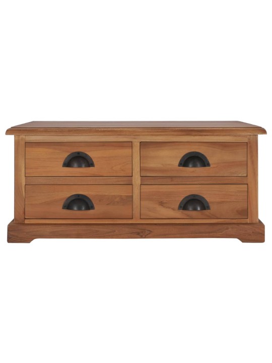 Konferenční stolek 68 x 68 x 30 cm masivní teakové dřevo
