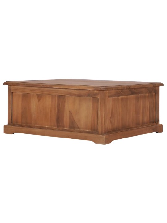 Konferenční stolek 68 x 68 x 30 cm masivní teakové dřevo
