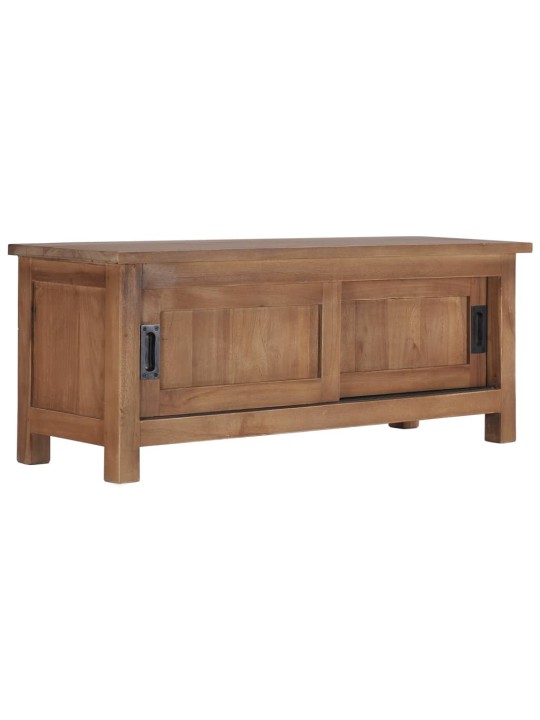TV stolek 90 x 30 x 35 cm masivní teakové dřevo