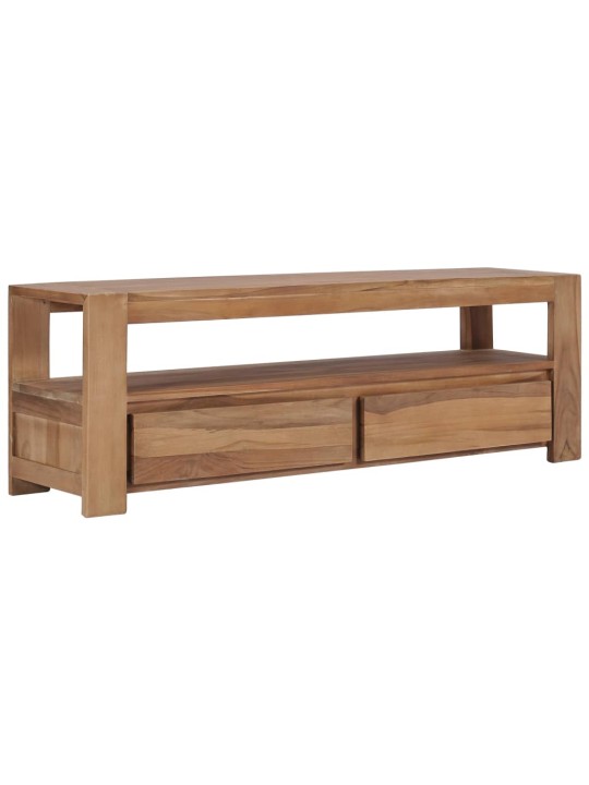 TV stolek 120 x 30 x 40 cm masivní teakové dřevo