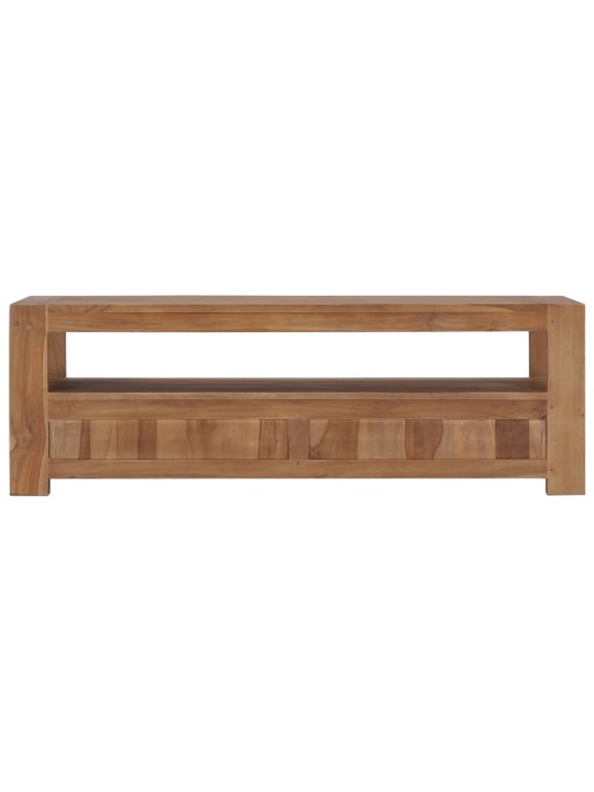 TV stolek 120 x 30 x 40 cm masivní teakové dřevo