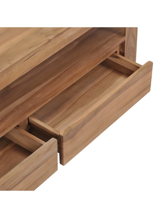 TV stolek 120 x 30 x 40 cm masivní teakové dřevo
