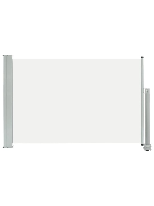 Zatahovací boční markýza / zástěna na terasu 60x300 cm krémová