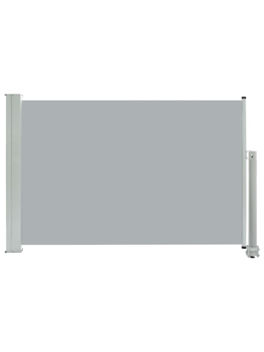 Zatahovací boční markýza / zástěna na terasu 60 x 300 cm šedá