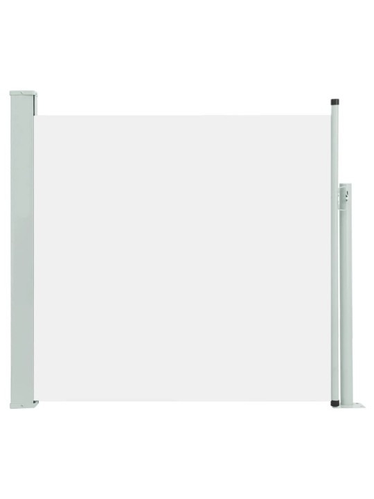 Zatahovací boční markýza/zástěna na terasu 170 x 300 cm krémová