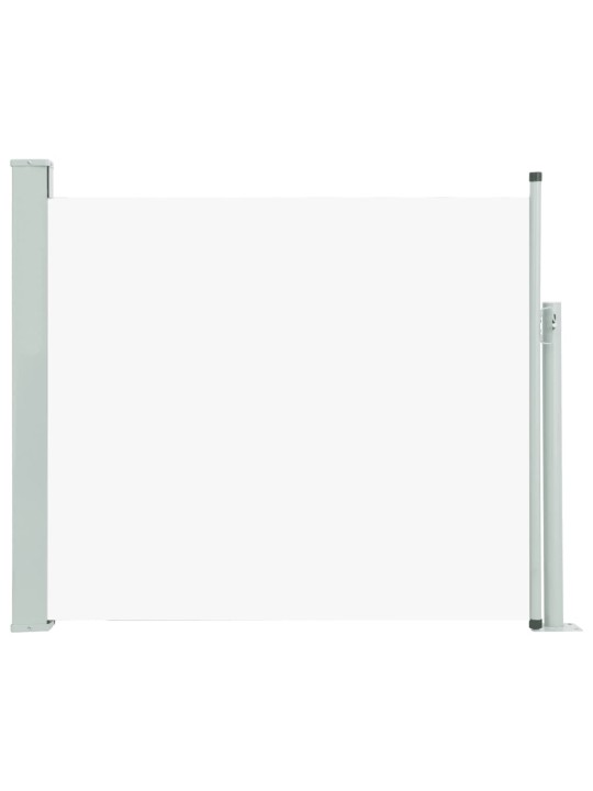 Zatahovací boční markýza/zástěna na terasu 100 x 300 cm krémová